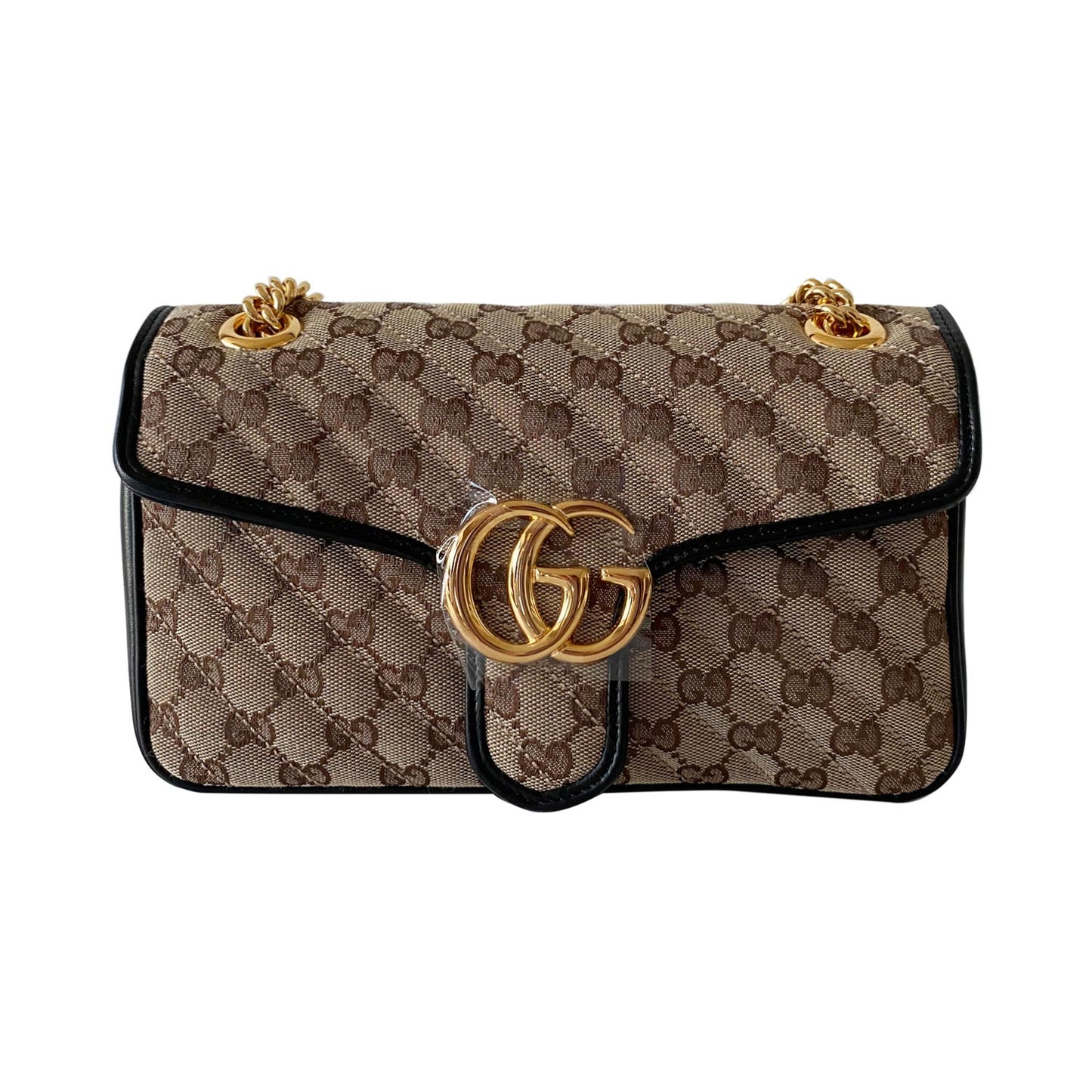 Gucci GG Marmont Leather Canvas Shoulder Bag Style 2
