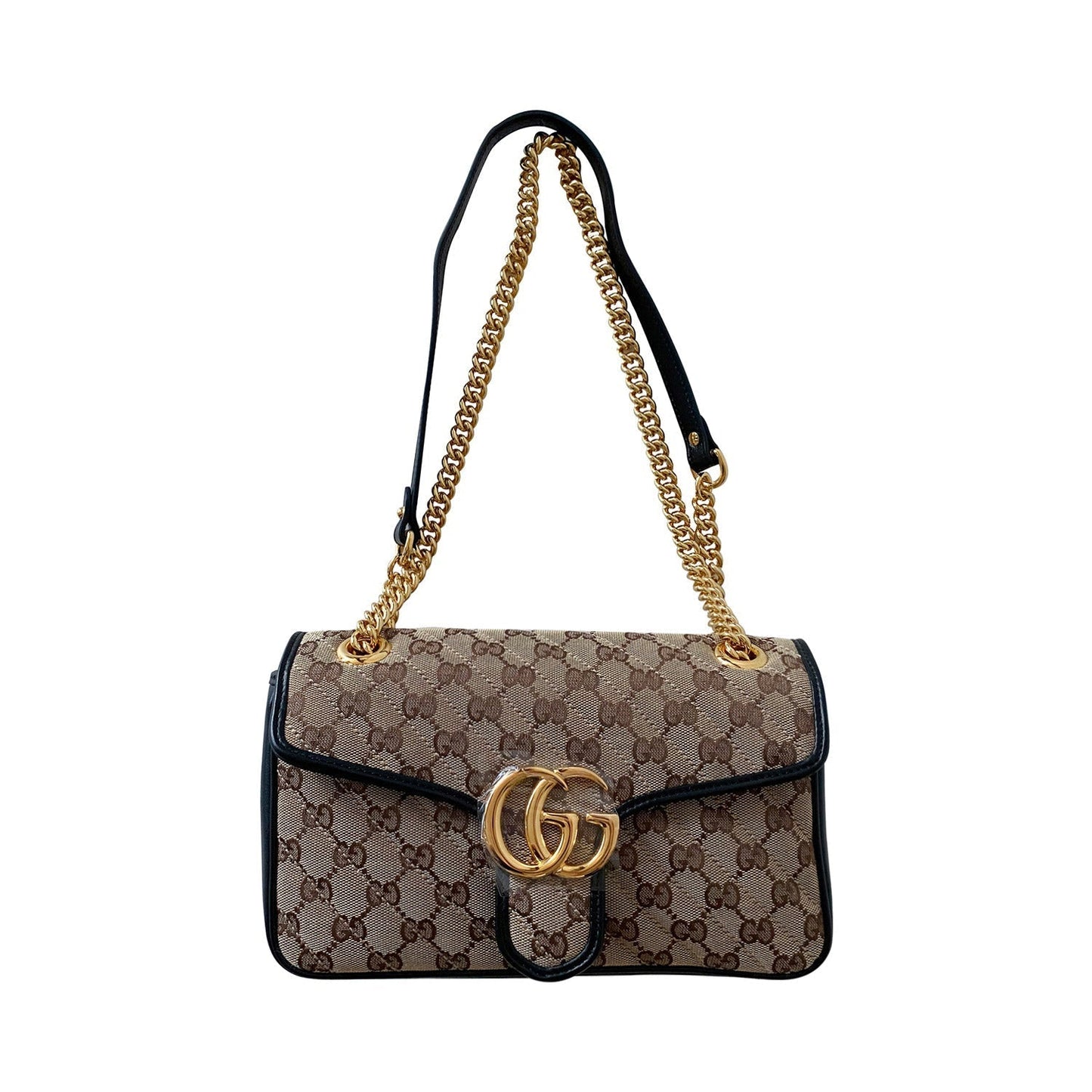 Gucci GG Marmont Leather Canvas Shoulder Bag Style 2