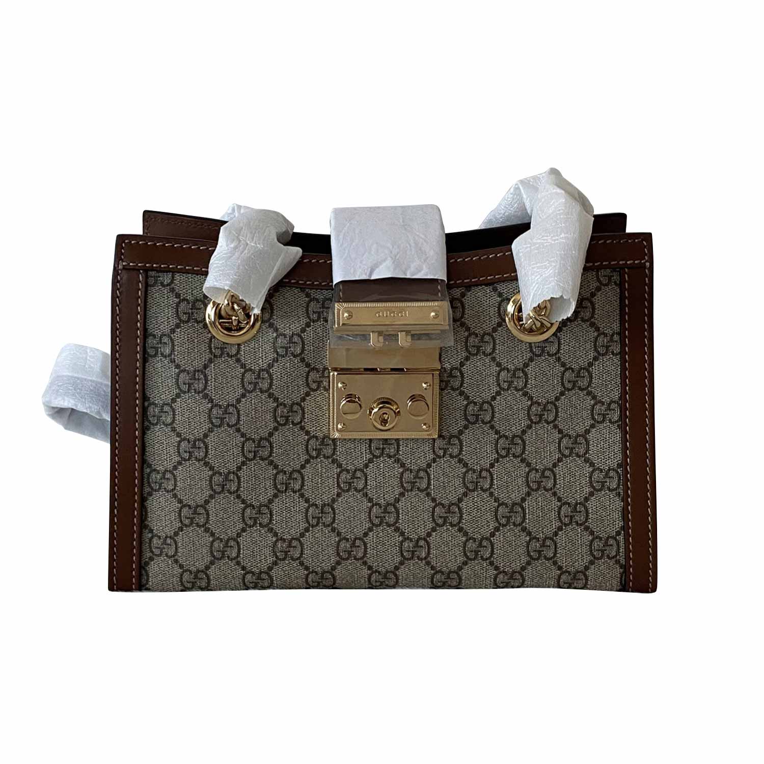 Gucci GG Supreme Leather Chain Shoulder Bag Style 1