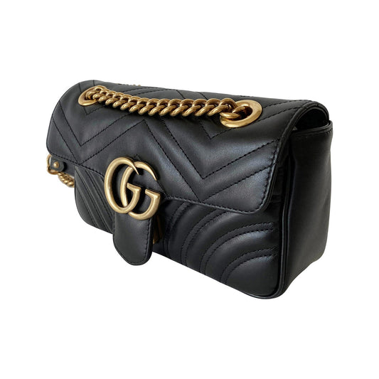 Gucci GG Marmont Leather Chain Shoulder Bag Style 6