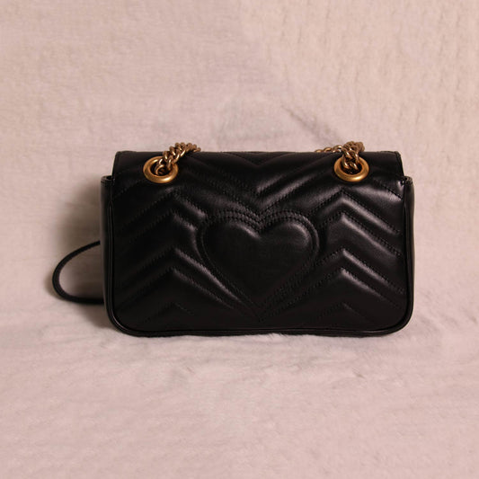 Gucci GG Marmont Leather Chain Shoulder Bag Style 7