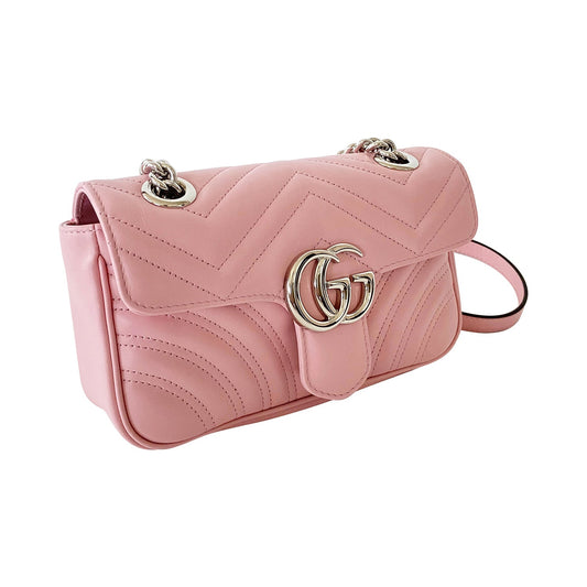 Gucci GG Marmont Leather Chain Shoulder Bag Style 4