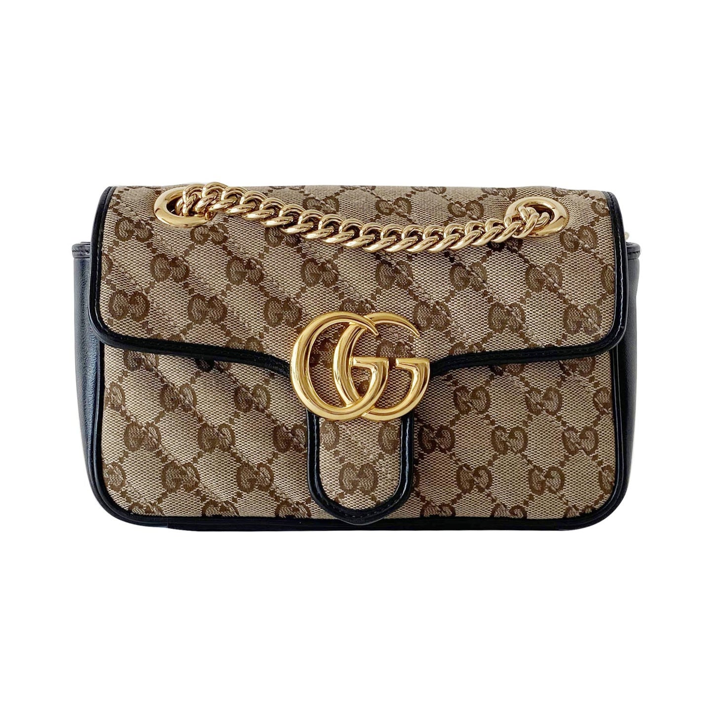Gucci GG Marmont Leather Chain Shoulder Bag Style 2