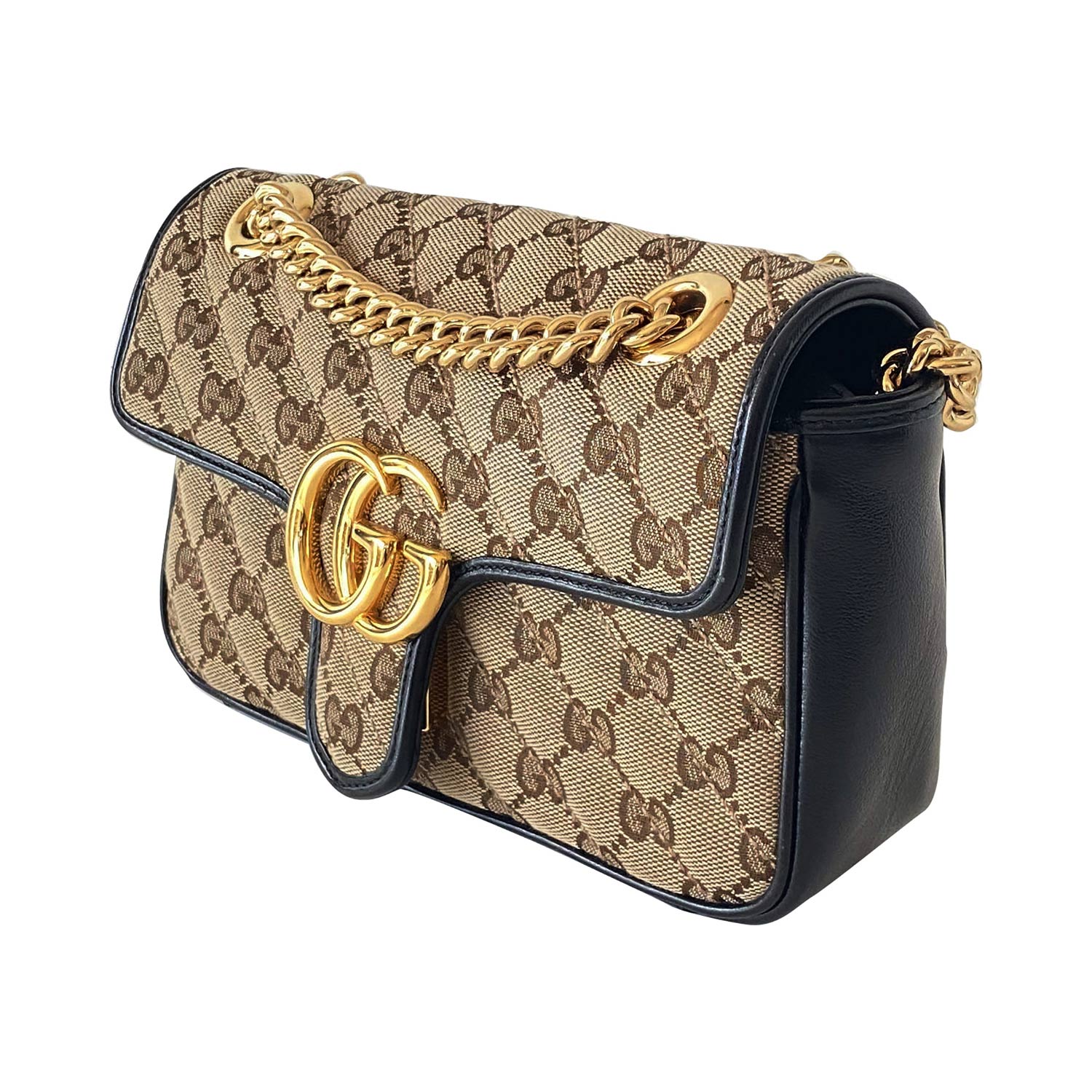Gucci GG Marmont Leather Chain Shoulder Bag Style 2
