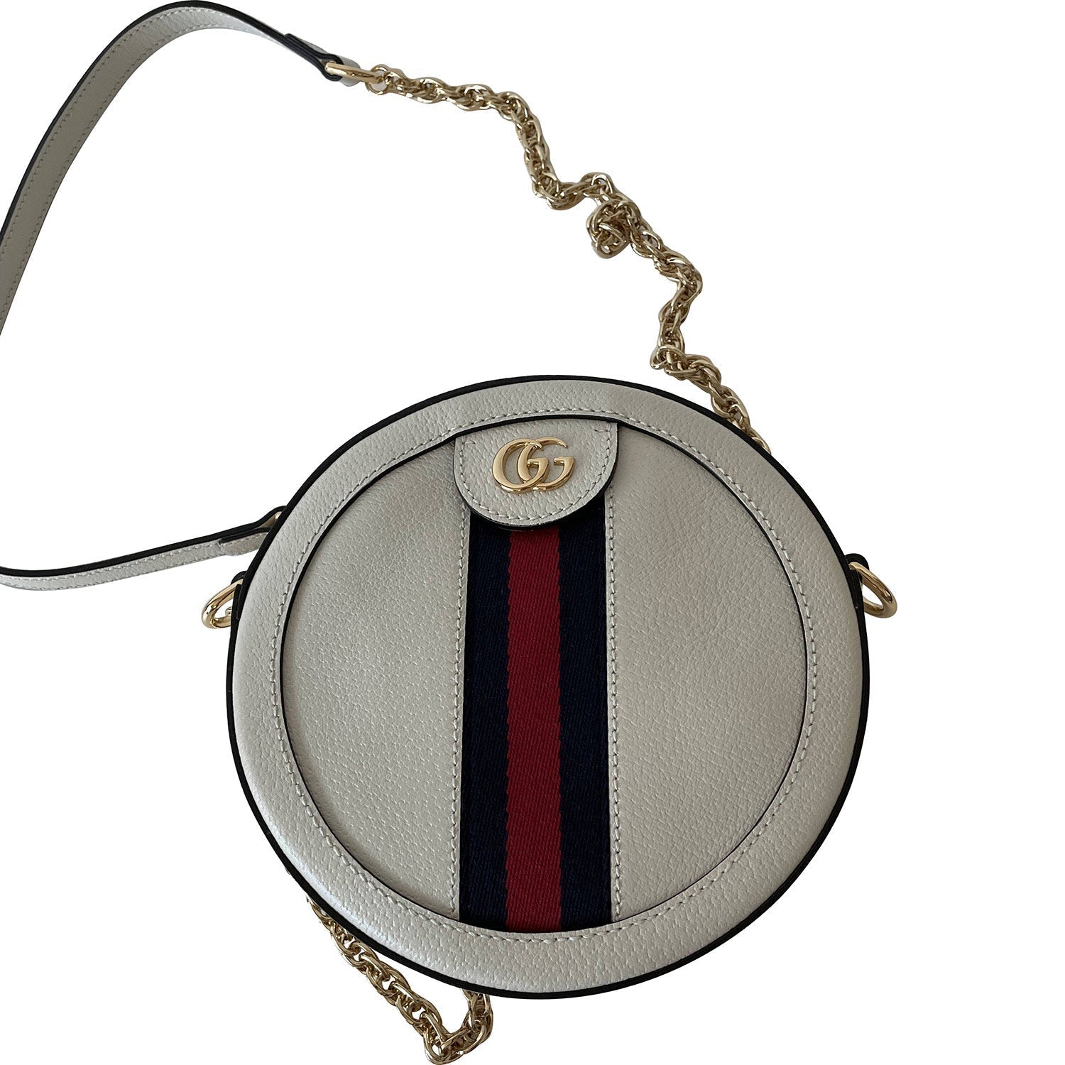Gucci Ophidia Leather Chain Crossbody