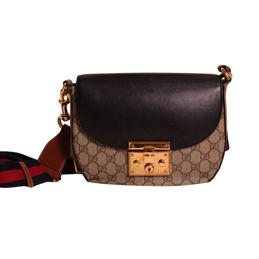 Gucci Padlock Leather Canvas Crossbody Style 2