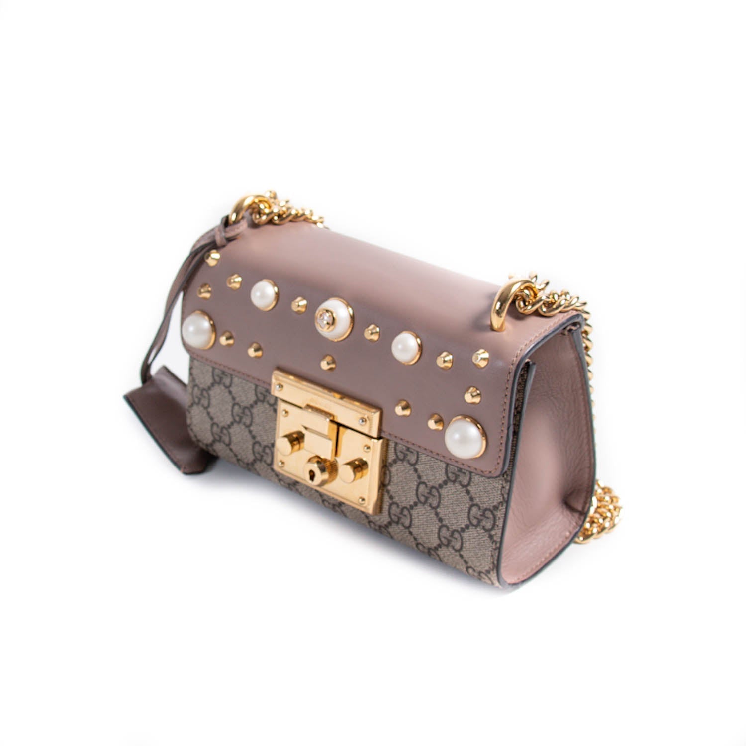 Gucci Padlock Leather Chain Shoulder Bag Style 2