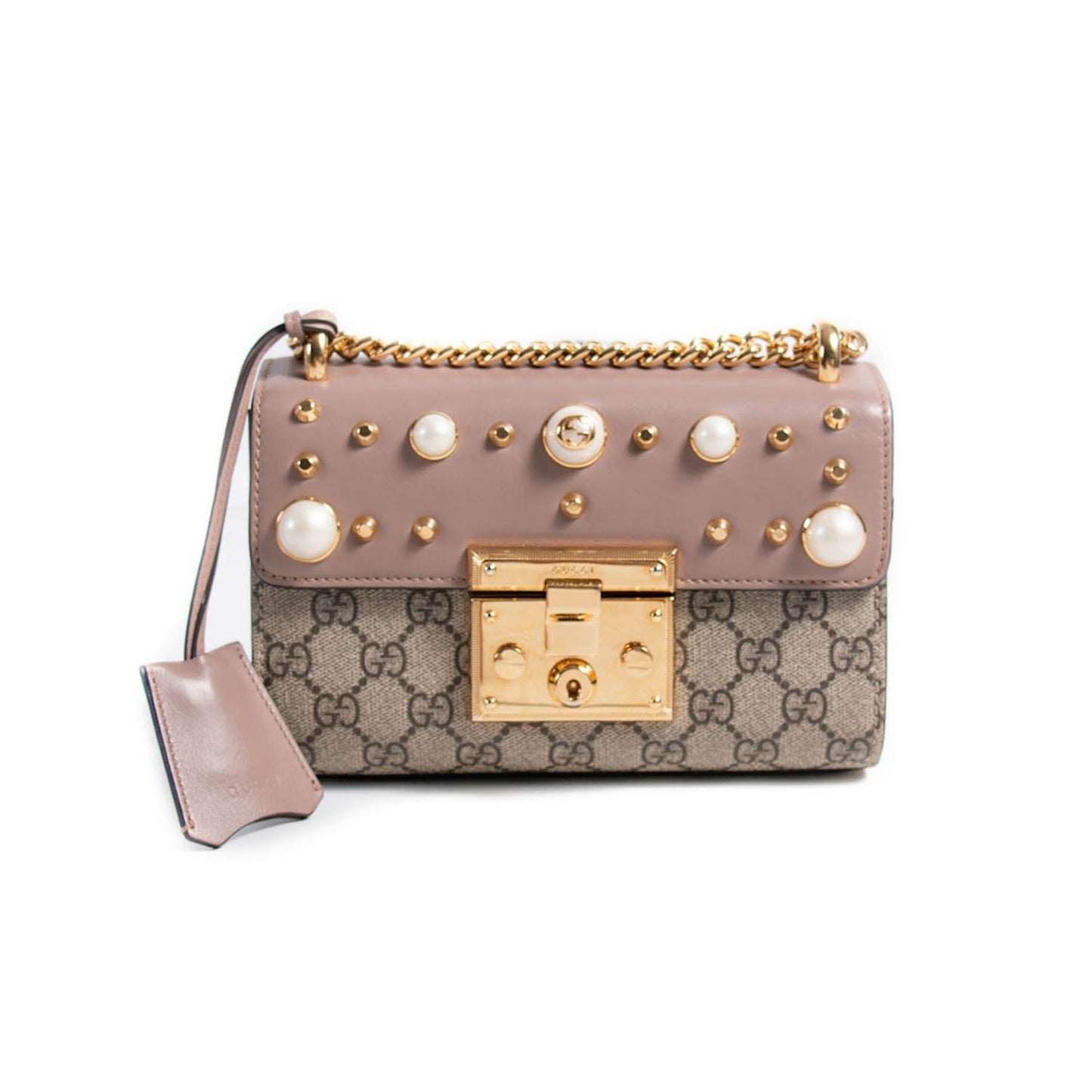 Gucci Padlock Leather Chain Shoulder Bag Style 2