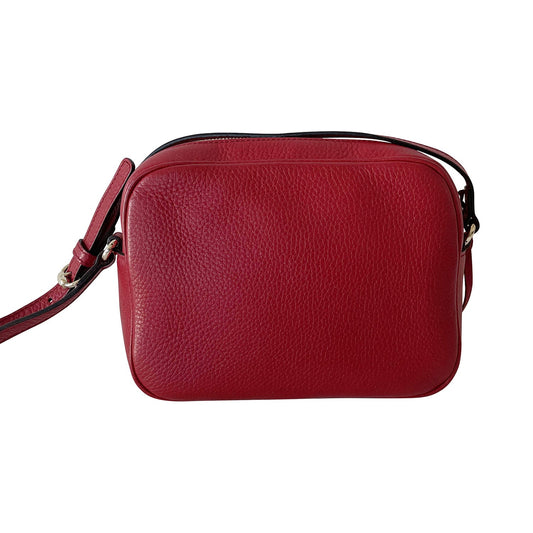 Gucci Soho Leather Canvas Shoulder Bag Style 1