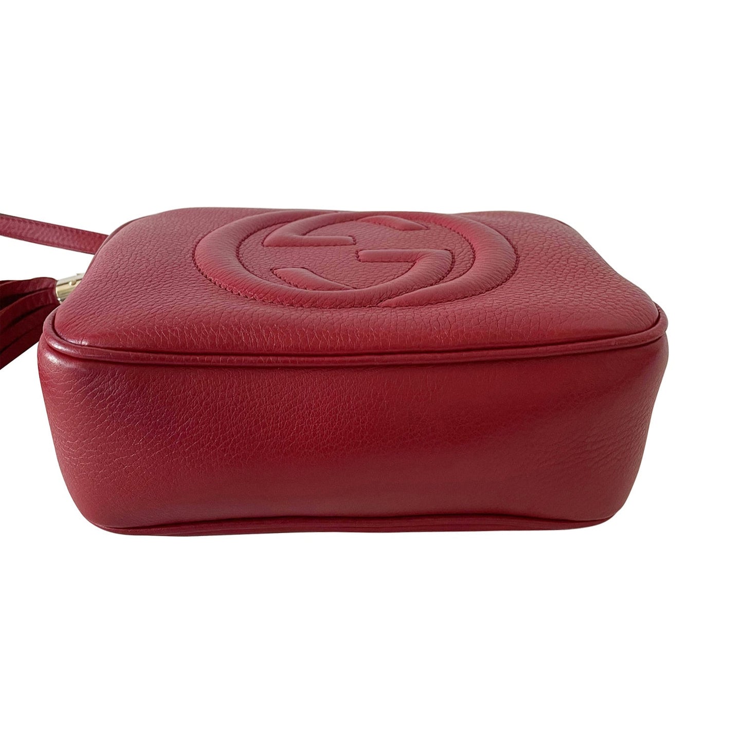 Gucci Soho Leather Canvas Shoulder Bag Style 1