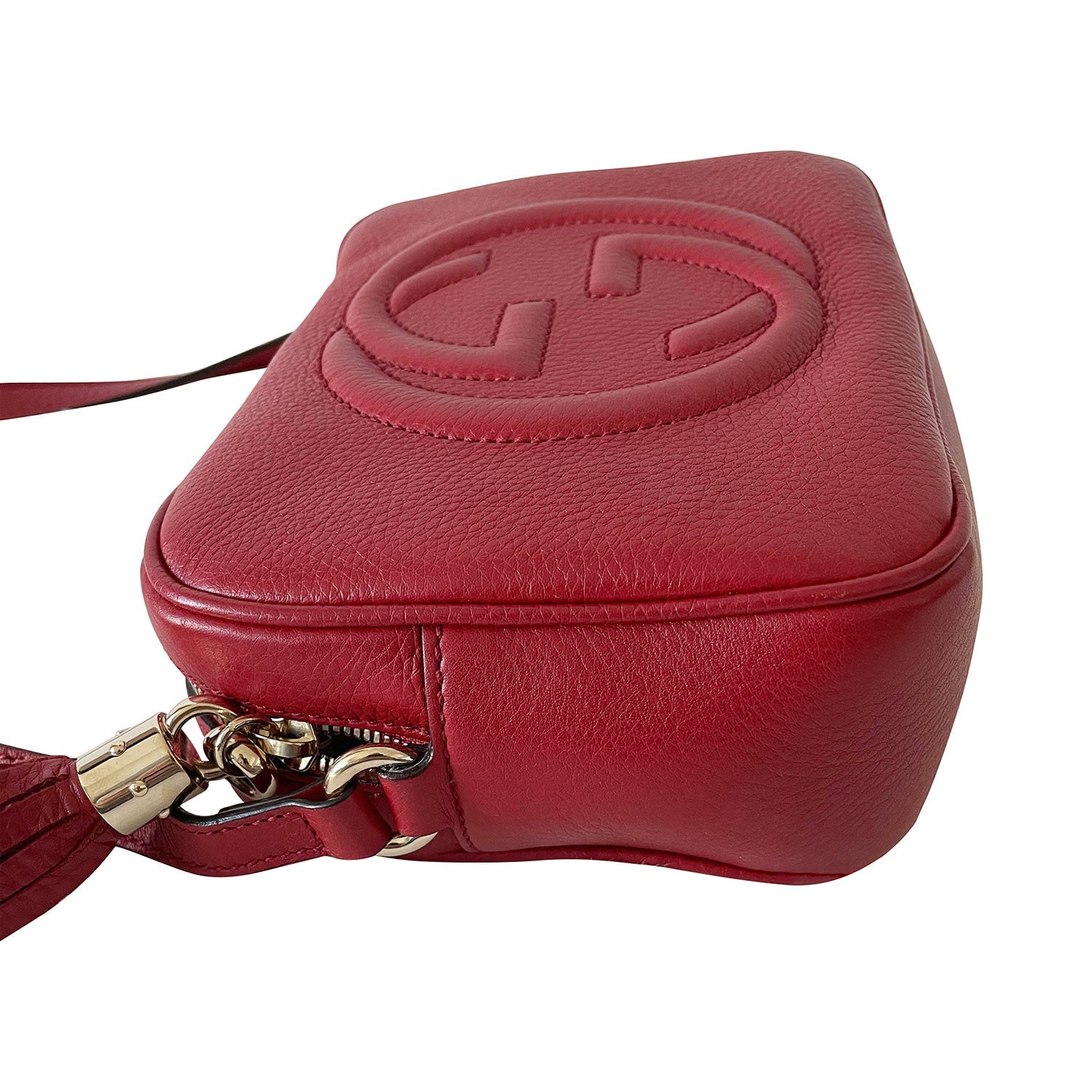 Gucci Soho Leather Canvas Shoulder Bag Style 1