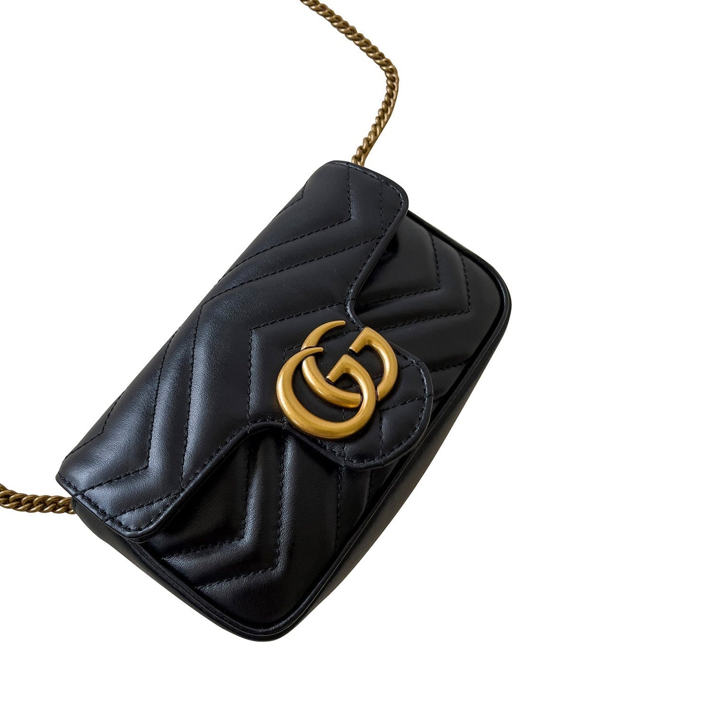 Gucci GG Marmont Leather Chain Shoulder Bag Style 11
