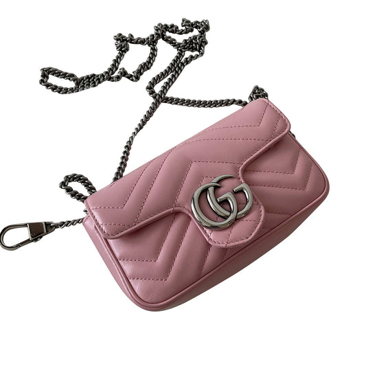 Gucci GG Marmont Leather Chain Shoulder Bag Style 8