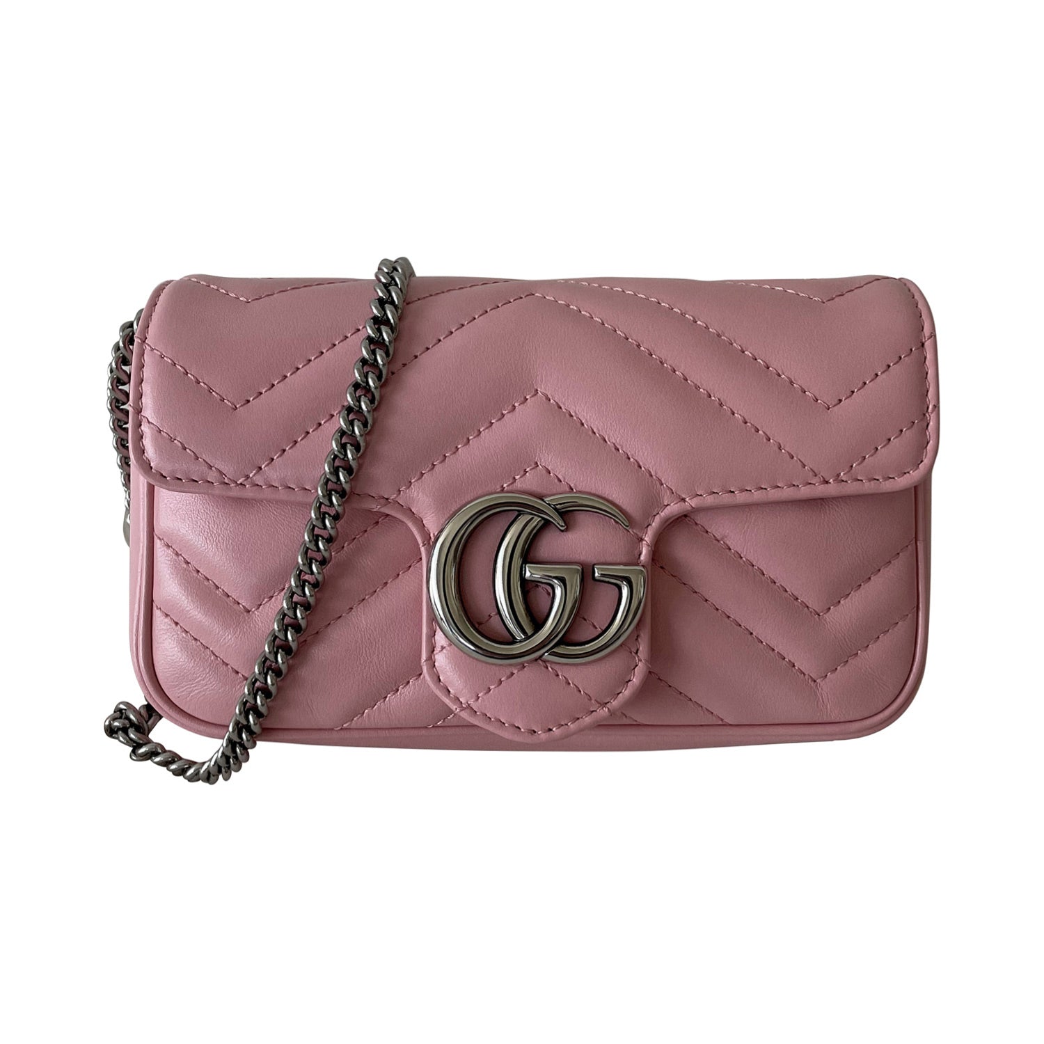 Gucci GG Marmont Leather Chain Shoulder Bag Style 8