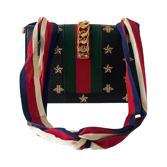 Gucci Sylvie Leather Chain Shoulder Bag Style 1