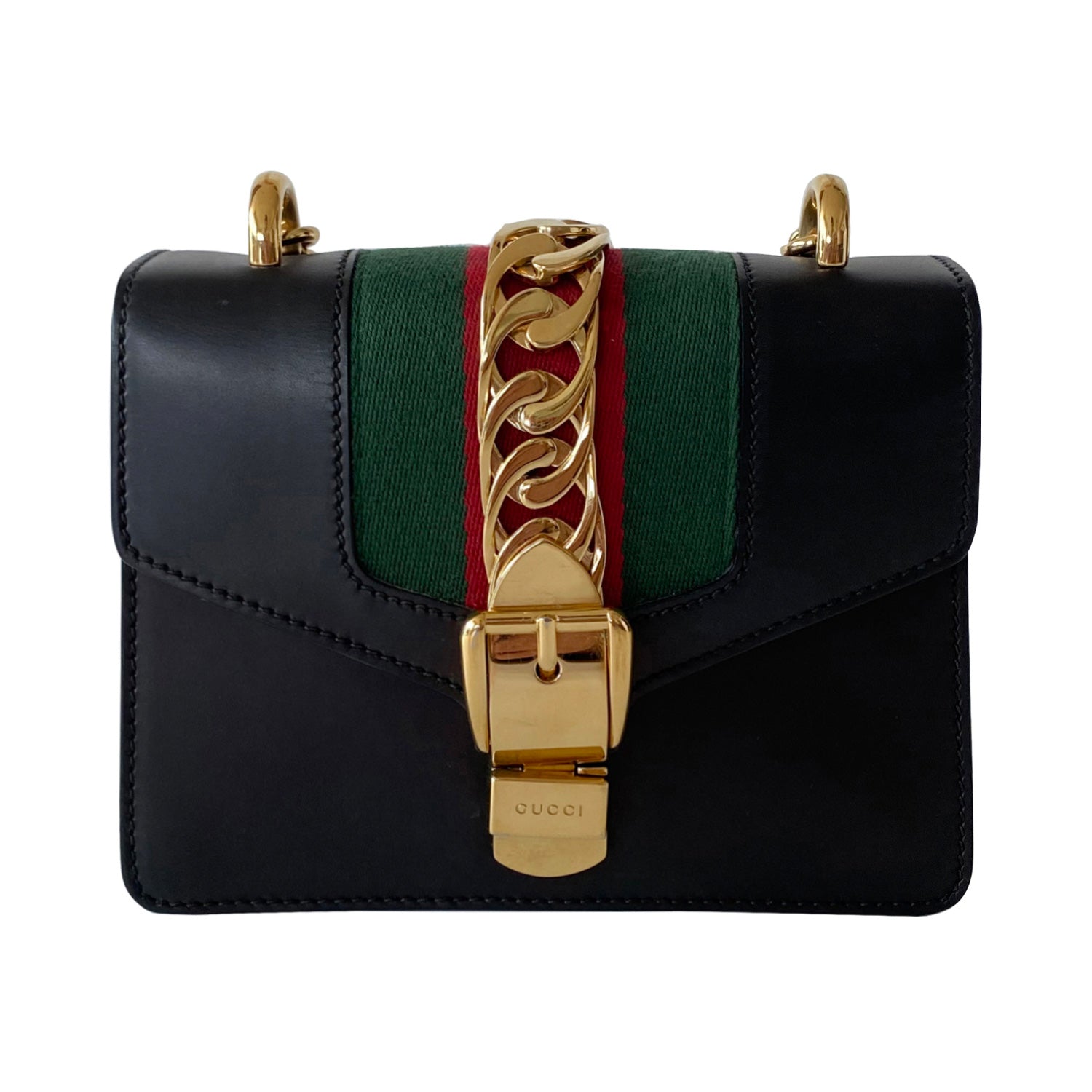 Gucci Sylvie Leather Chain Shoulder Bag Style 3