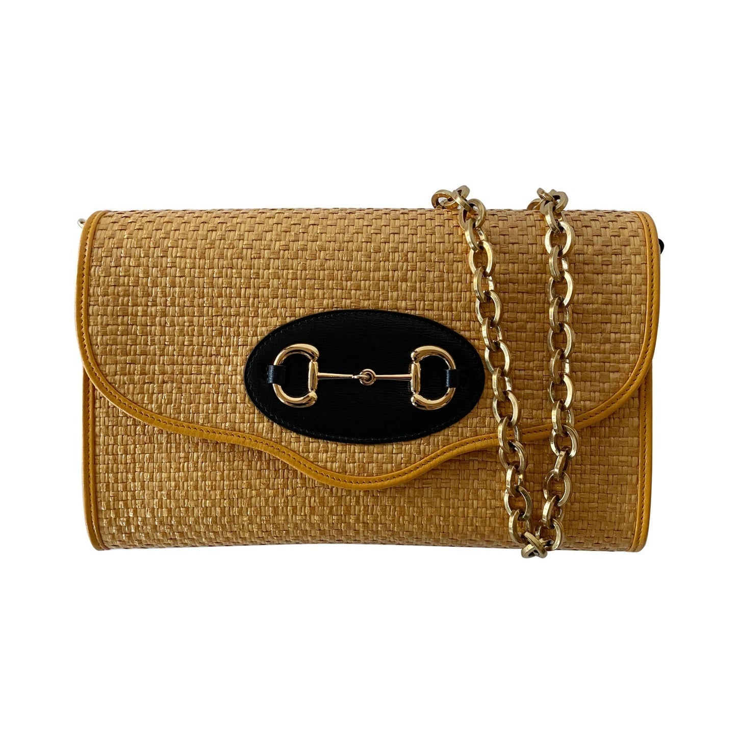 Gucci Horsebit Leather Chain Shoulder Bag Style 1