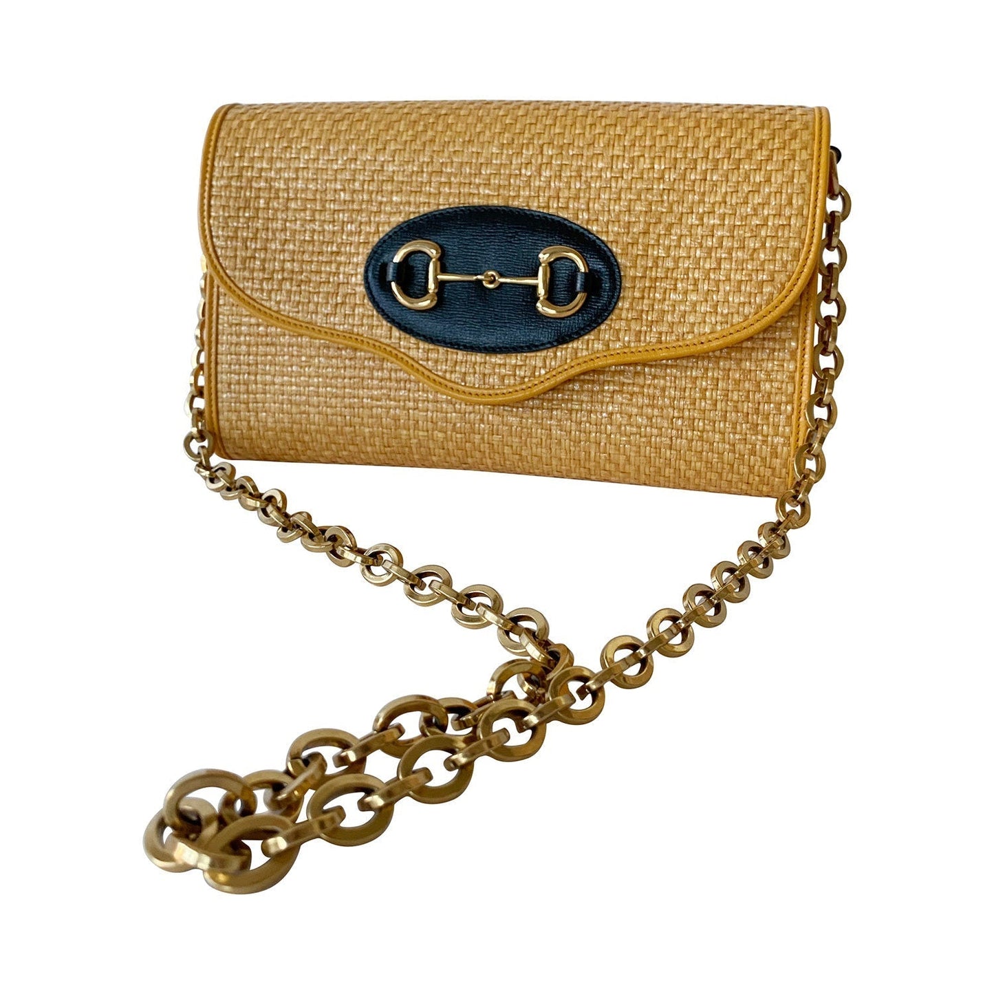 Gucci Horsebit Leather Chain Shoulder Bag Style 1