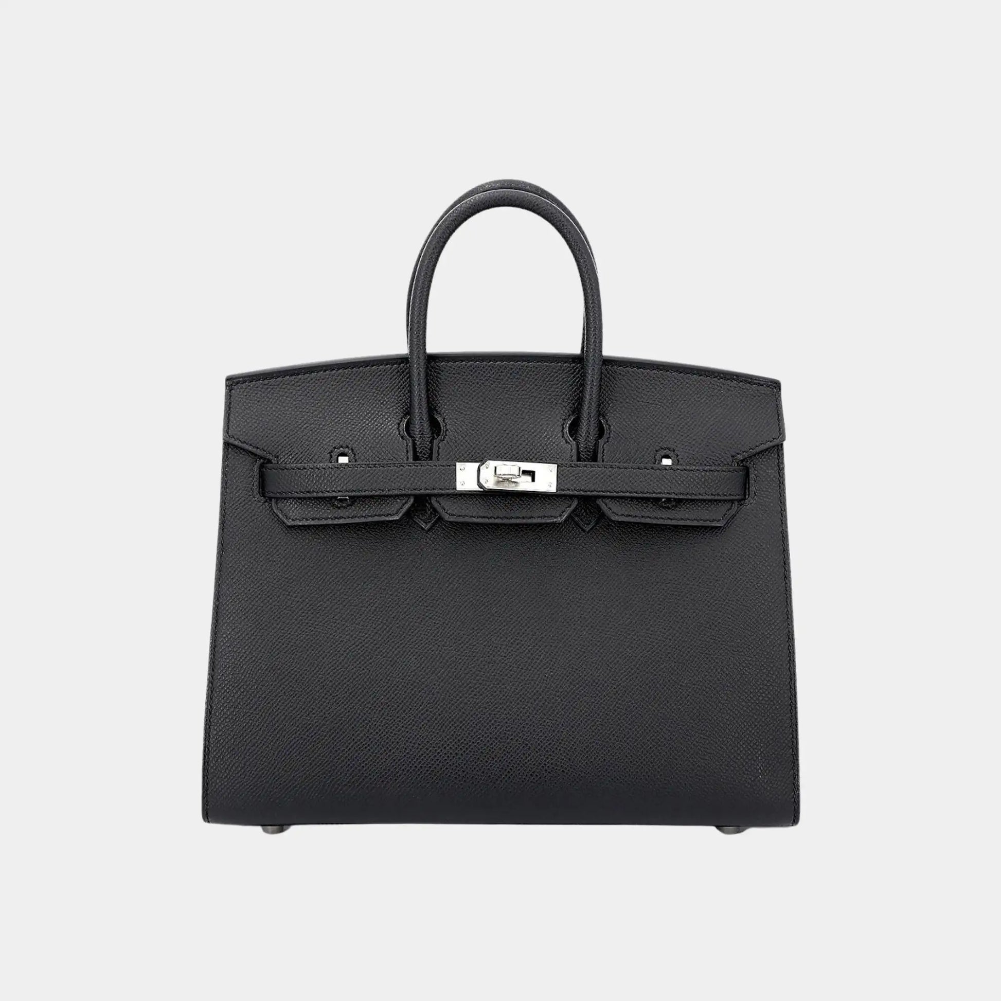 Birkin 25 Epsom Black PHW