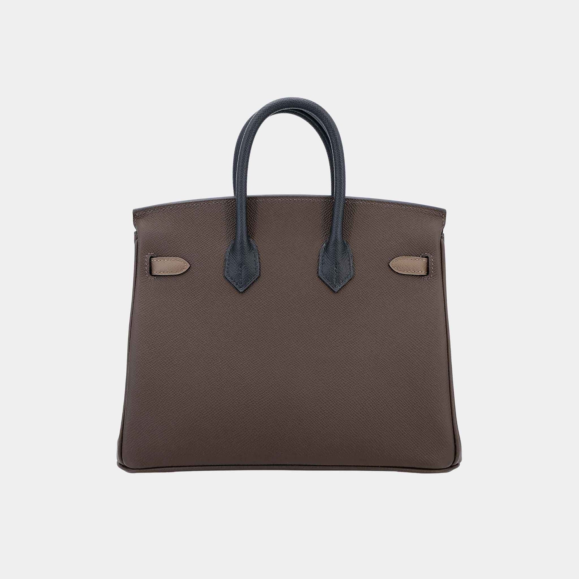 Birkin 25 Epsom Ecorce/ Etoupe/ Black PHW