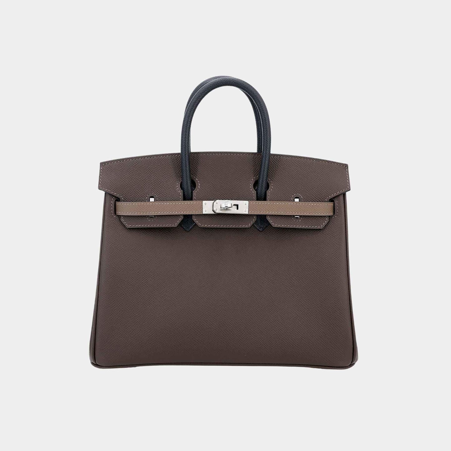 Birkin 25 Epsom Ecorce/ Etoupe/ Black PHW