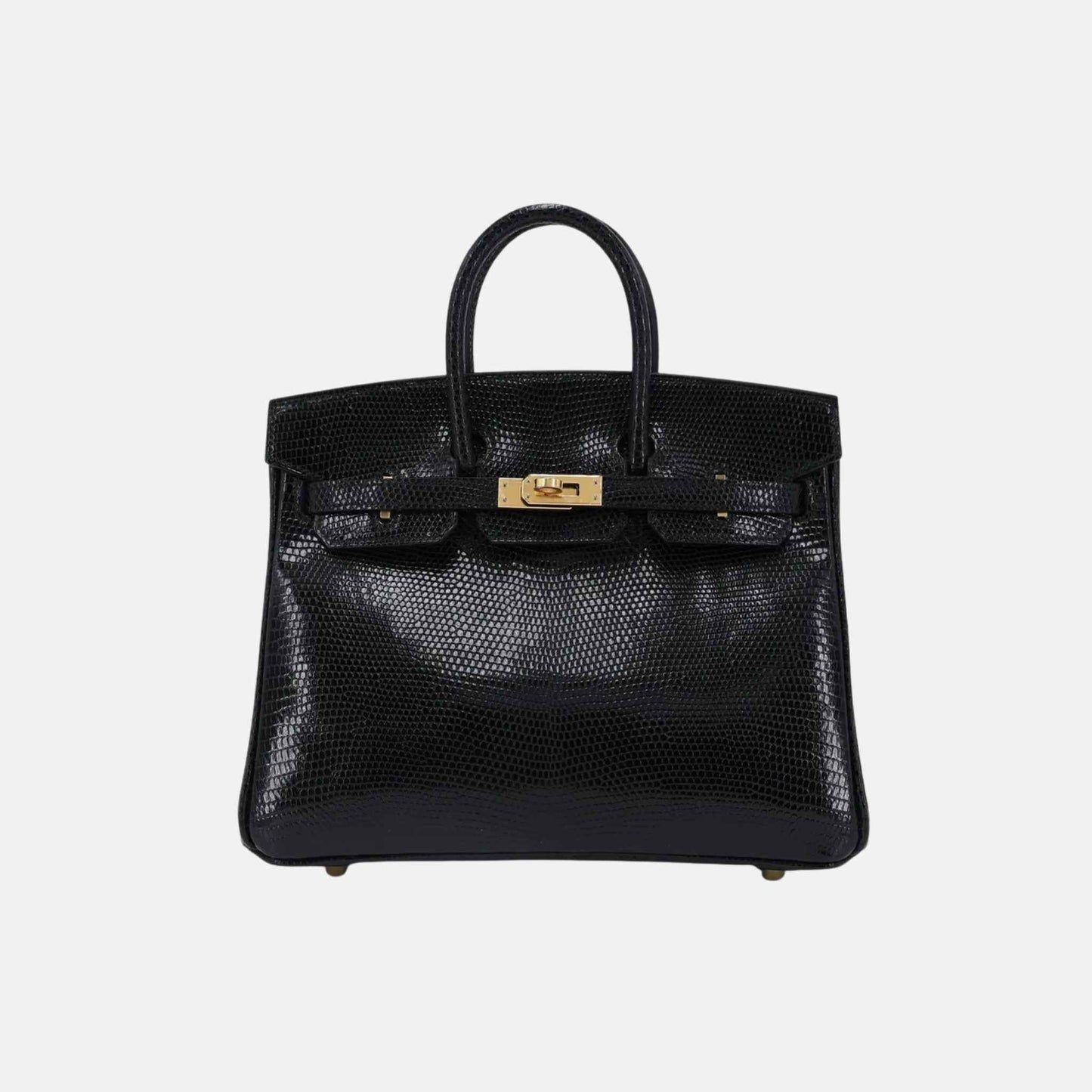 Birkin 25 Lizard Black GHW