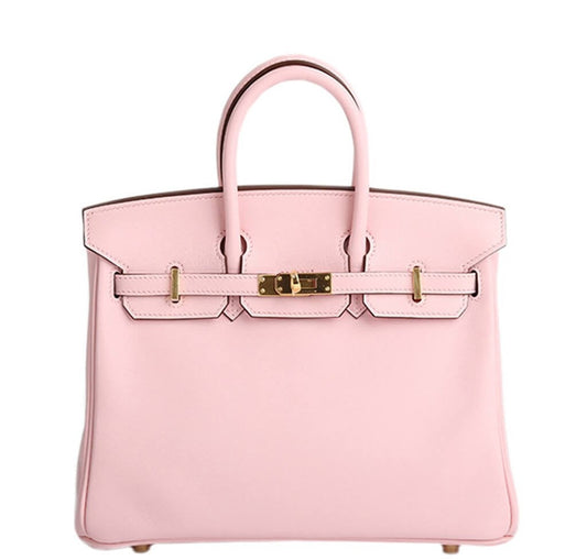 HermesBirkin 25 Bag Rose Sakura Gold Hardware