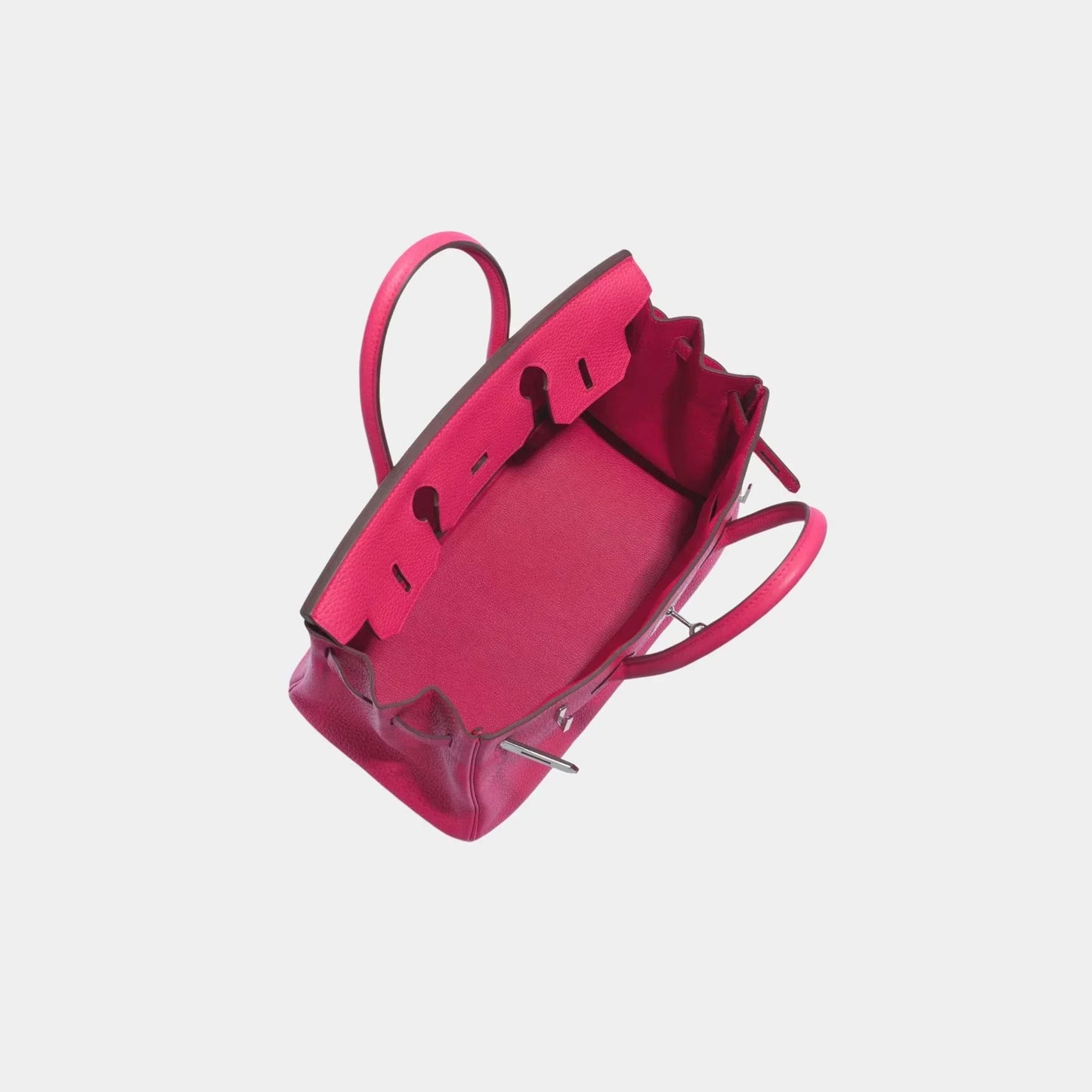 Birkin 30 Clemence Taurillon Rose Extreme PHW