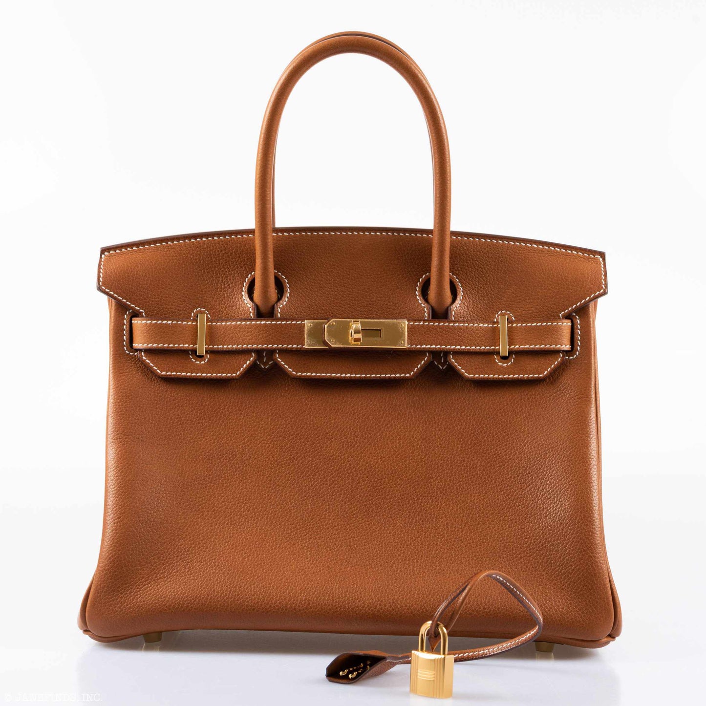HermesBirkin 30 Fauve Barenia Faubourg Gold Hardware