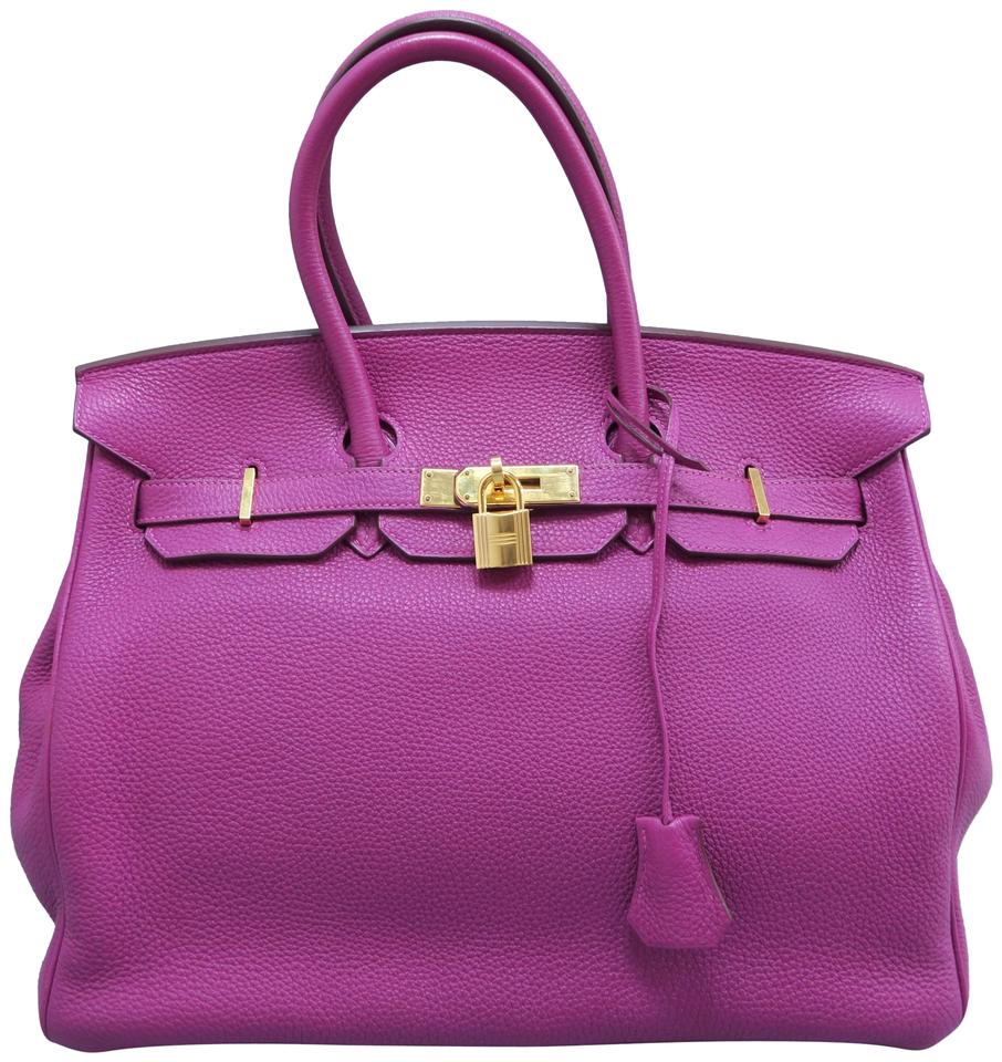 HermesBirkin 35 Anemone Togo Tote