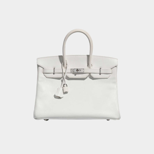 Birkin 35 Epsom White PHW