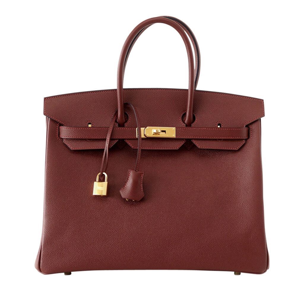 HermesContour Birkin 35 Rouge H Limited Edition Bag