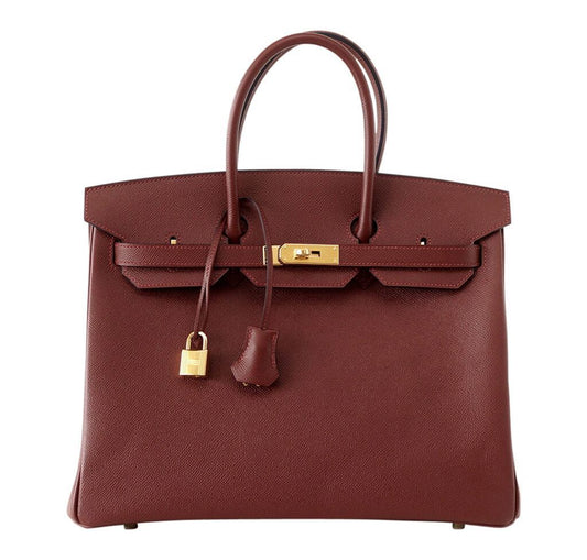 HermesContour Birkin 35 Rouge H Limited Edition Bag