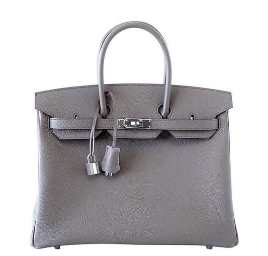 HermesSpecial Order Birkin 35 Bag Etain