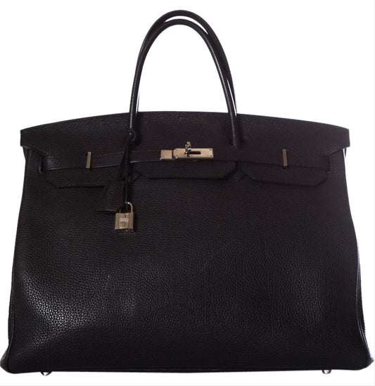 HermesBirkin 40cm Black Togo Leather Tote