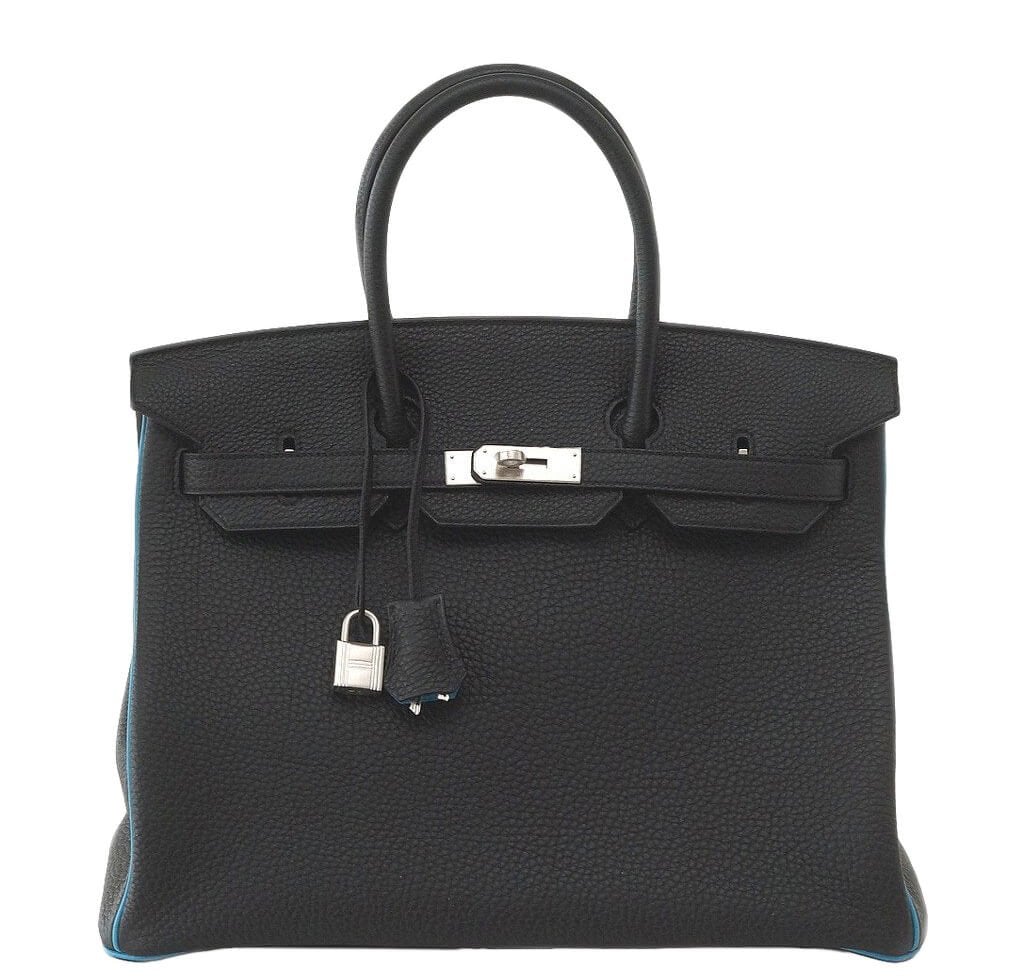 HermesBirkin 35 Bag 2-Tone Special Order Horseshoe