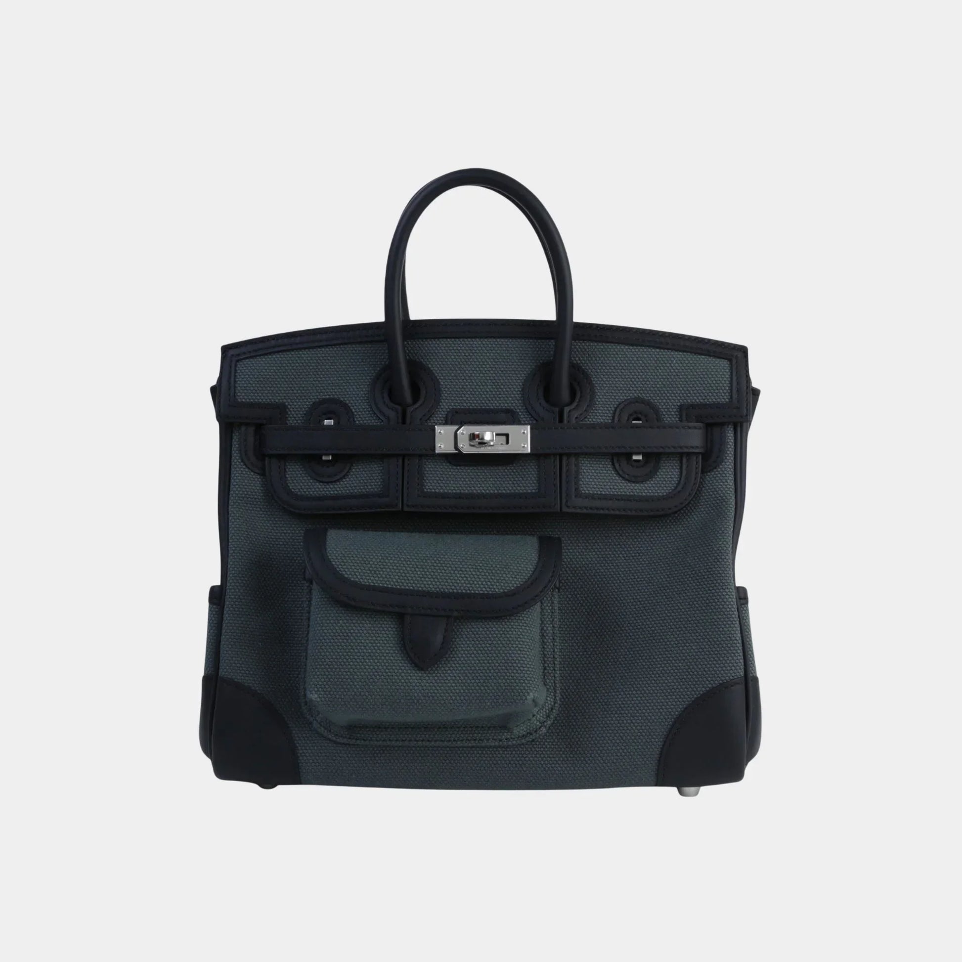 Birkin Cargo 25 Canvas-Swift Vert Mangrove PHW