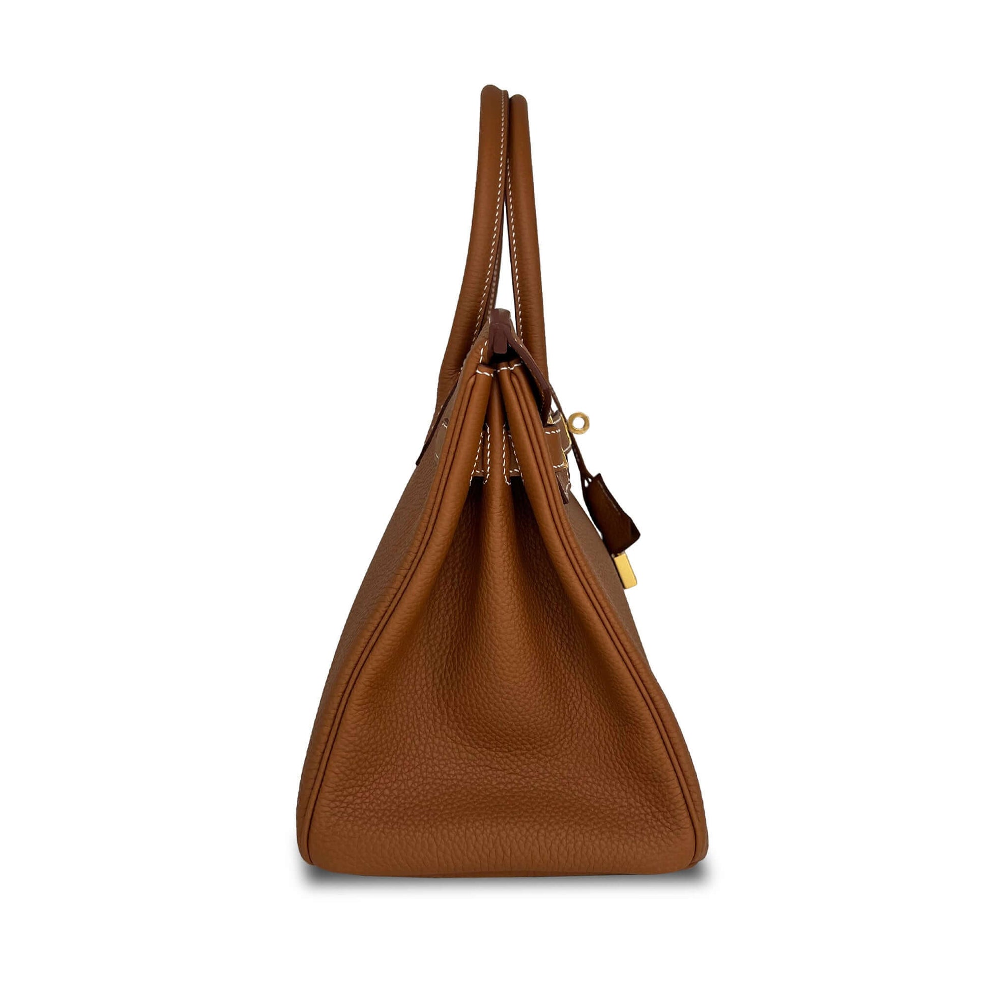   brown Luxury Hermes Birkin Togo B30 GHW designer bag