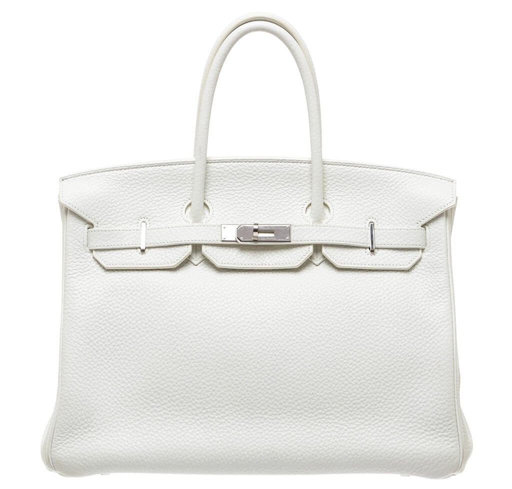 HermesTogo Birkin Bag 35cm White