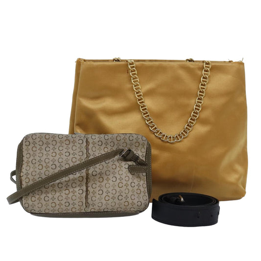 PRADA Celine Luxury Balenciaga Trending 2026 C Macadam Chain Bag Silk Canvas Leather 3Set  hk1475