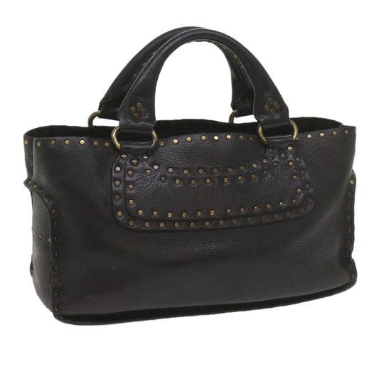 Luxury CELINE Hand Bag Leather Black hk948