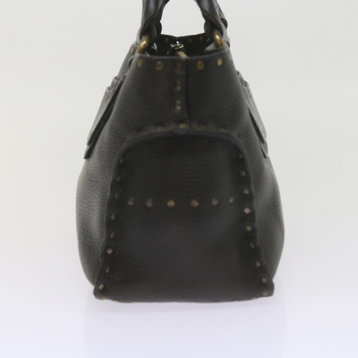 Luxury CELINE Hand Bag Leather Black hk948
