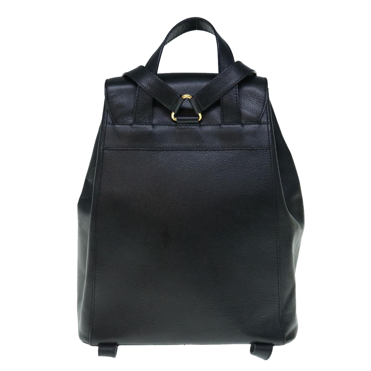 Luxury CELINE Macadam Backpack Leather Black hk993