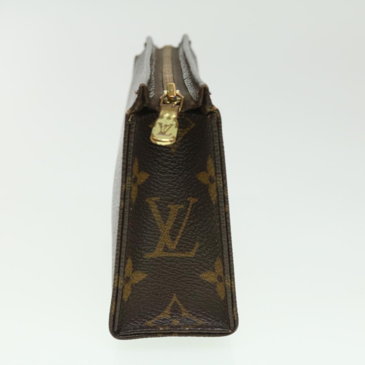 LOUIS VUITTON Monogram Poche Toilette 15 Pouch M47546 LV Auth hs1345