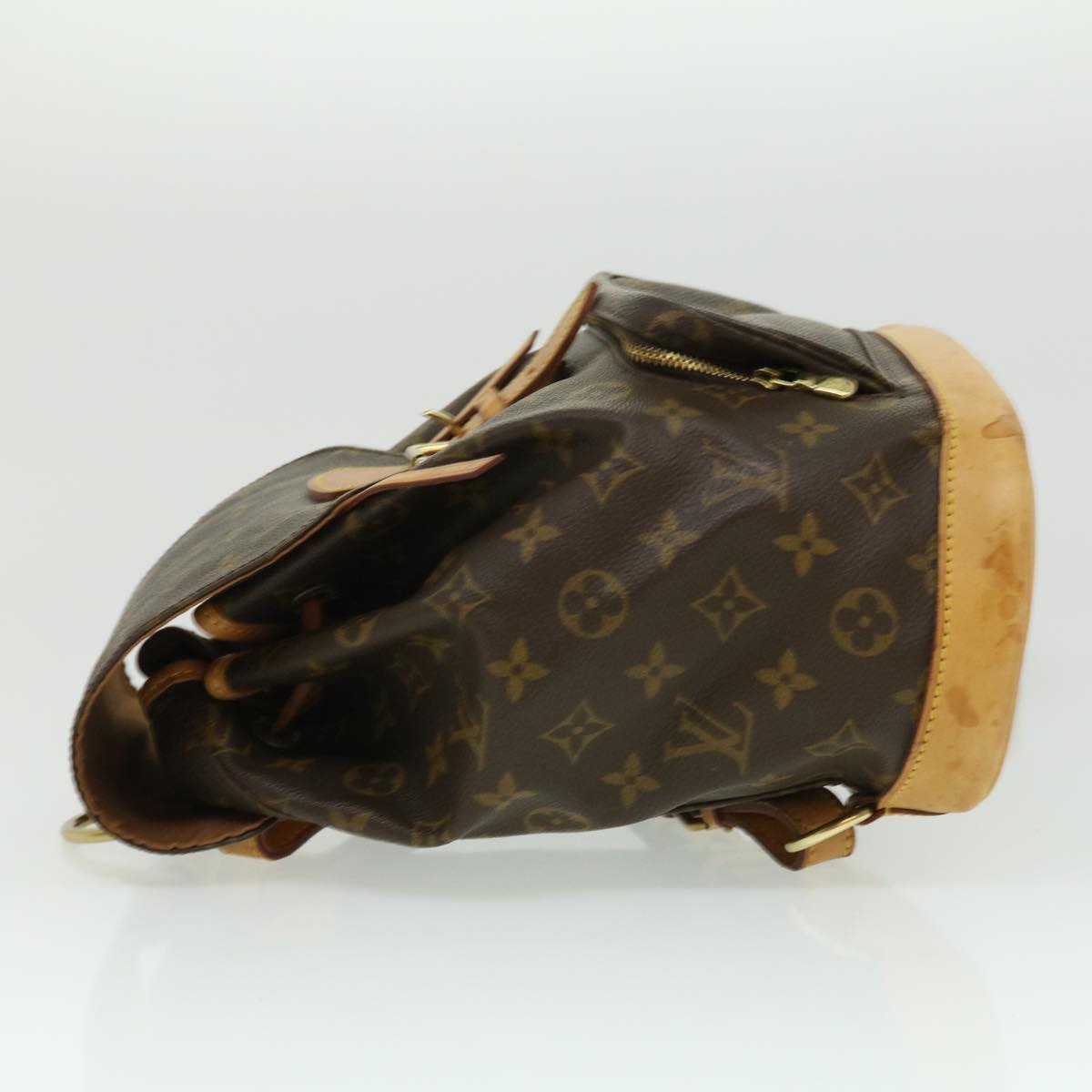 LOUIS VUITTON Monogram Montsouris MM Backpack M51136 LV Auth hs1543
