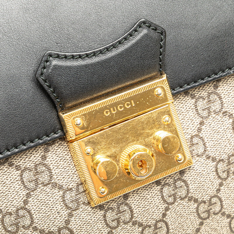 Gucci Padlock GG Supreme Leather Backpack