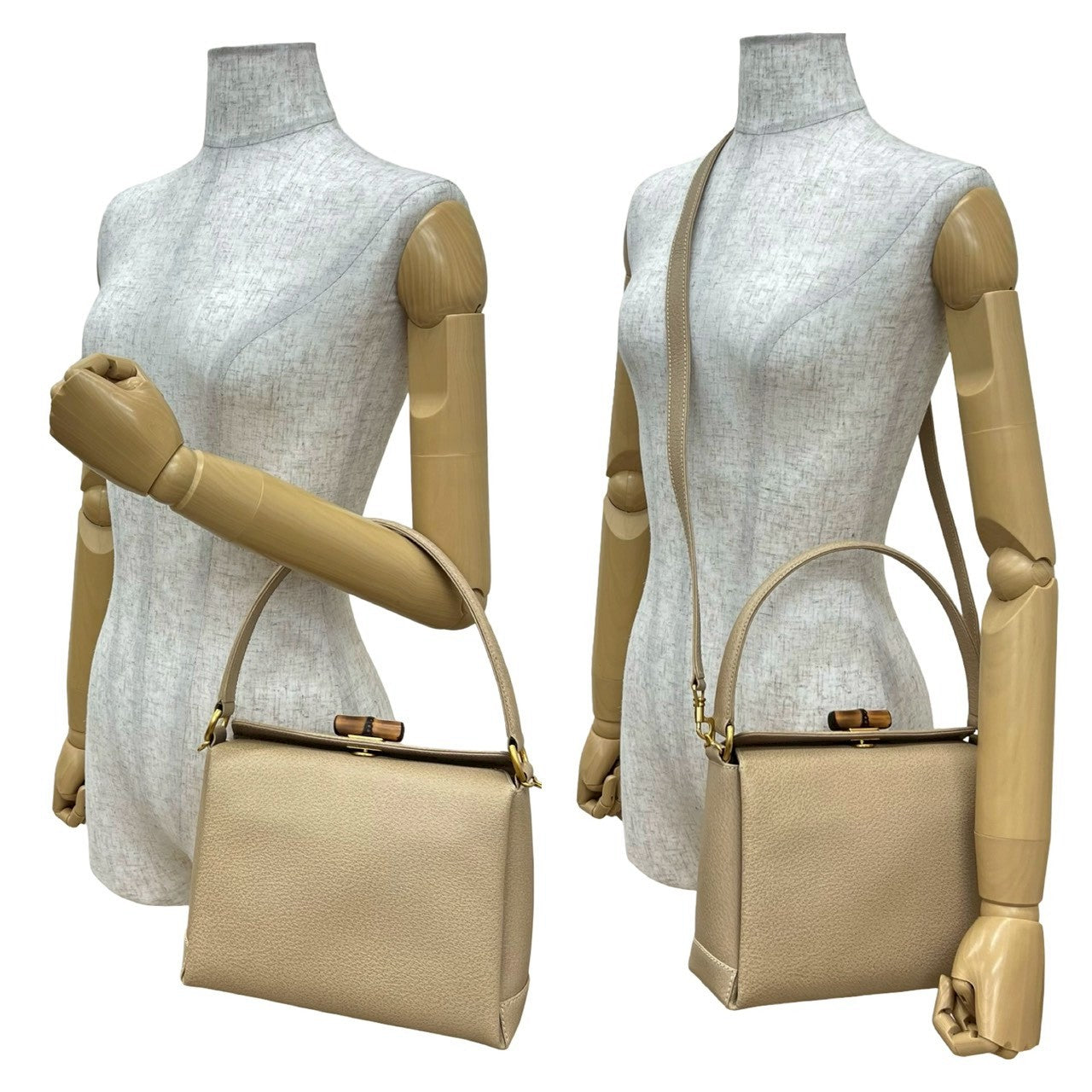 Gucci Bamboo Leather 2way Handbag