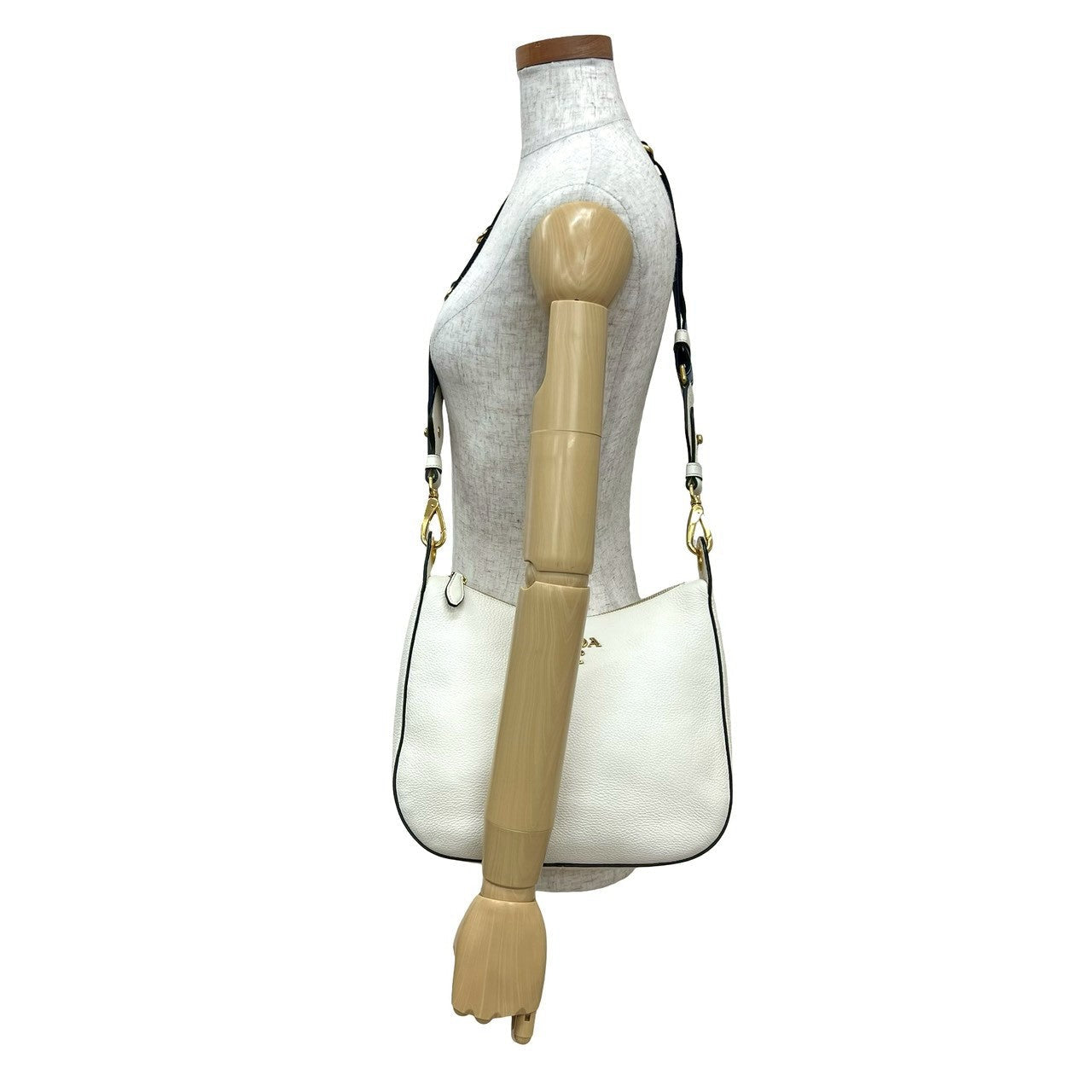 Prada VITELLO DAINO Leather Shoulder Bag
