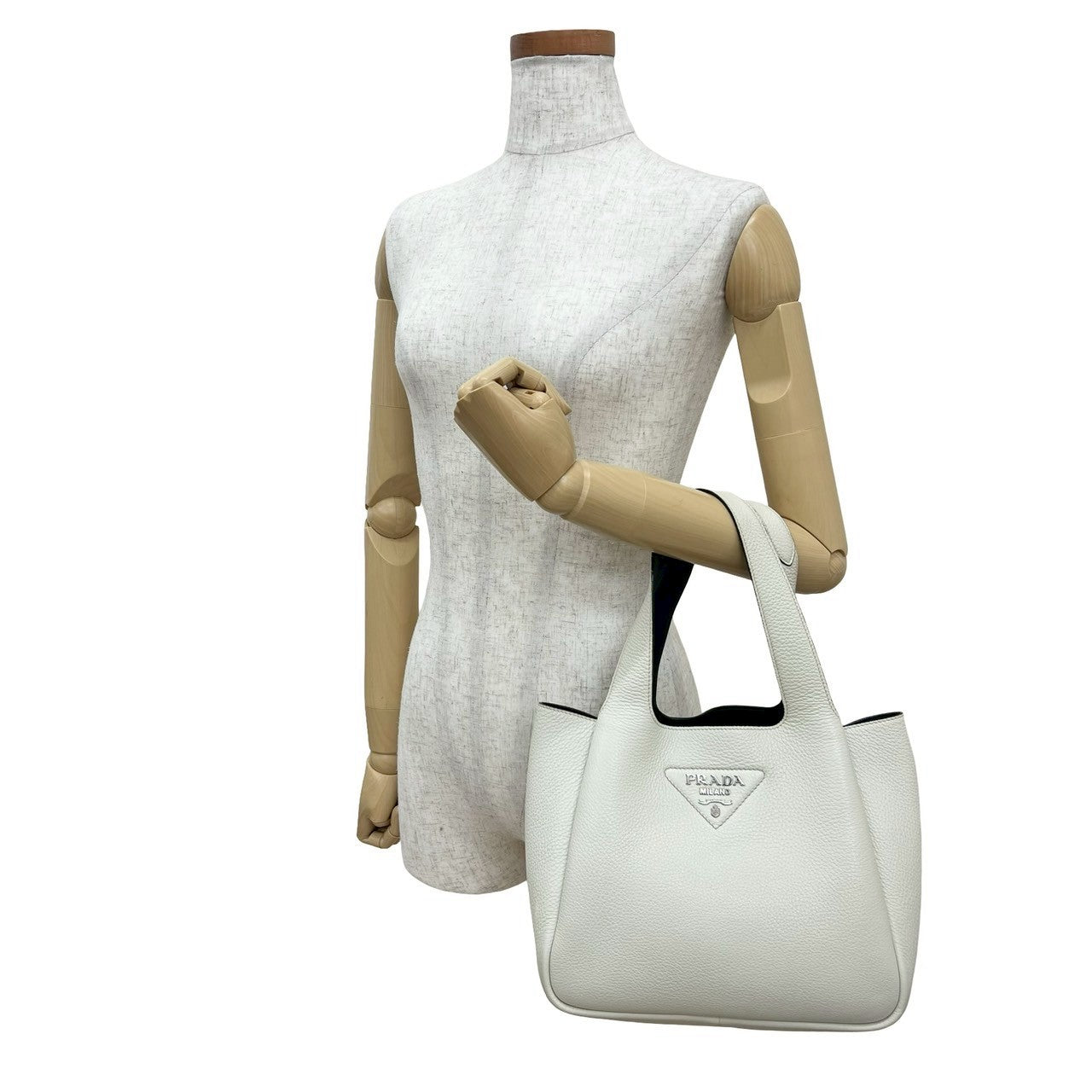 Prada Vitello Daino Leather Handbag