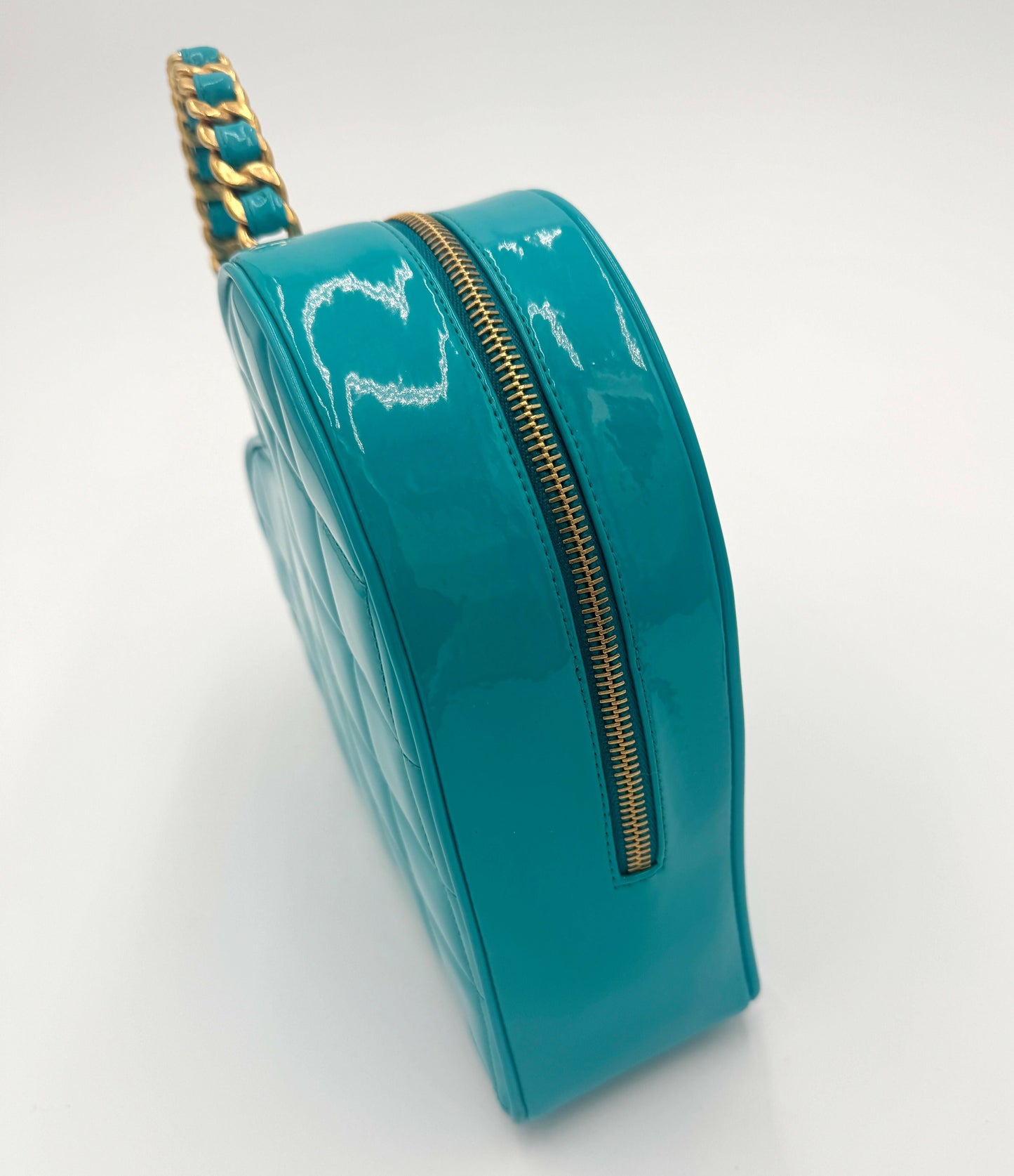 Chanel 1995 Barbie Blue & Black Heart Vanity Bag